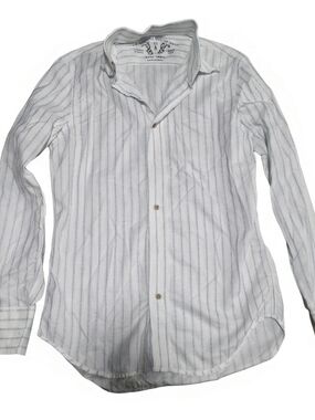 Diesel Vintage Striped Long Sleeve Button-Up Shirt Men's Size S Made in Italy